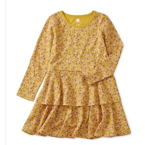 Robe Fille Tea Collection Taille 5 Imprimée - 100% Coton - Occasion Très Bon état